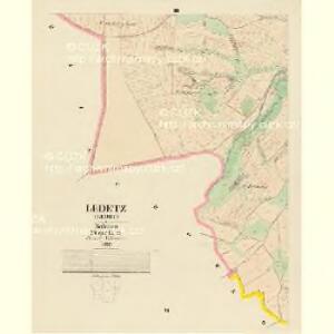 Ledetz (Ledec) - c3842-1-003 - Kaiserpflichtexemplar der Landkarten des stabilen Katasters