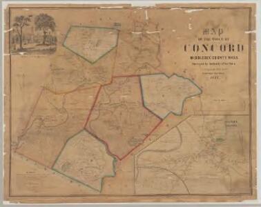 Map of the town of Concord, Middlesex County, Mass. : surveyed by authority of the town
