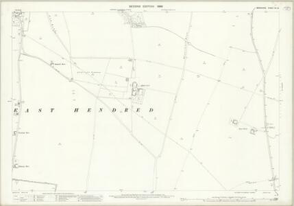 Berkshire XV.13 (includes: Chilton; East Hendred; Harwell) - 25 Inch Map