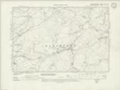 Brecknockshire XIV.SW - OS Six-Inch Map
