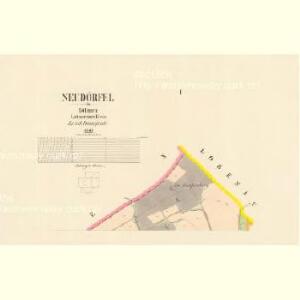 Neudörfel - c5255-1-001 - Kaiserpflichtexemplar der Landkarten des stabilen Katasters