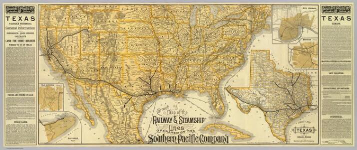 Railway, steamship lines Southern Pacific Co.