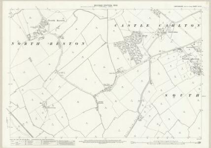 Lincolnshire LVI.12 (includes: Muckton; North Reston; South Reston) - 25 Inch Map