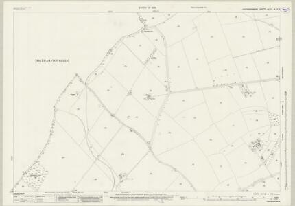 Huntingdonshire VIII.12 & IX.9 (includes: Denton and Caldecote; Glatton; Great Gidding; Hemington; Luddington; Lutton; Polebrook) - 25 Inch Map