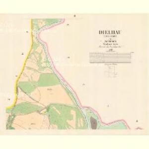 Dielhau (Delhowo) - m0434-1-002 - Kaiserpflichtexemplar der Landkarten des stabilen Katasters