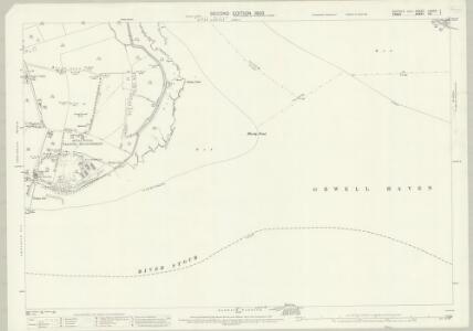 Suffolk LXXXIX.7 (includes: Felixstowe; Harwich; Shotley; Trimley St Mary) - 25 Inch Map