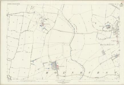 Bedfordshire VIII.5 (includes: Bolnhurst and Keysoe; Thurleigh) - 25 Inch Map