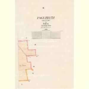 Zagezdetz (Zagezdec) - c9096-1-002 - Kaiserpflichtexemplar der Landkarten des stabilen Katasters