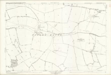 Buckinghamshire V.8 (includes: Chicheley; Clifton Reynes; Emberton; Hardmead; Petsoe Manor) - 25 Inch Map