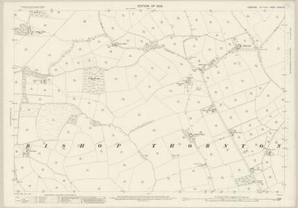 Yorkshire CXXXVI.8 (includes: Bishop Thornton; Markington With Wallerthwaite; Sawley) - 25 Inch Map