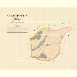 Vierhöfen - m3568-1-001 - Kaiserpflichtexemplar der Landkarten des stabilen Katasters