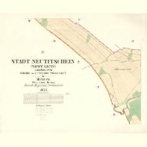 Neutitschein (Nowy Gicin) - m2076-1-003 - Kaiserpflichtexemplar der Landkarten des stabilen Katasters