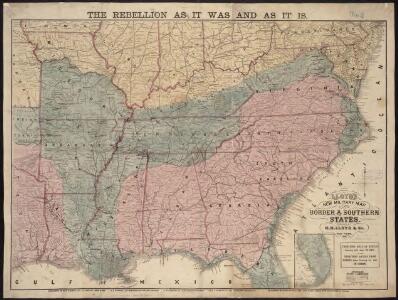 Lloyd's new military map of the border & southern states
