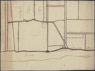[Manuscript map of a part of the Alblasserwaard]