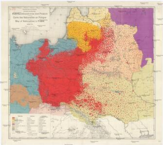 Mapa narodowościowa ziem Polskich