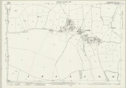 Huntingdonshire XXVI.6 (includes: Graveley; Papworth St Agnes; Toseland; Yelling) - 25 Inch Map