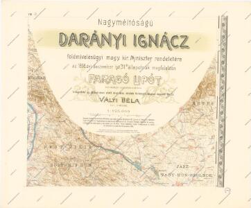 A Dunavölgy Átnézeti Térképe, Carte d ́ensemble del la Vallée du Danube VIII.
