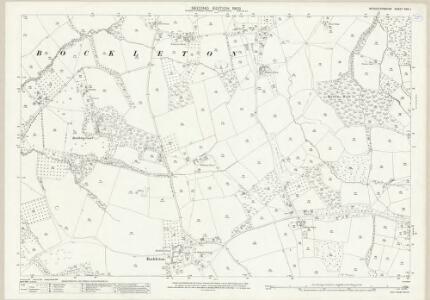 Worcestershire XXVI.1 (includes: Bockleton; Kyre) - 25 Inch Map