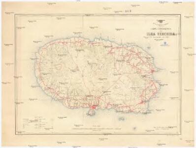 Carta corográfica da Ilha Terceira
