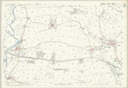 Somerset LXVII.12 (includes: Brushford; Dulverton; Morebath) - 25 Inch Map