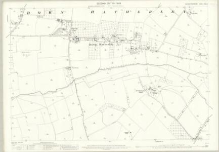 Gloucestershire XXV.8 (includes: Churchdown; Down Hatherley; Innsworth; Norton; Twigworth) - 25 Inch Map