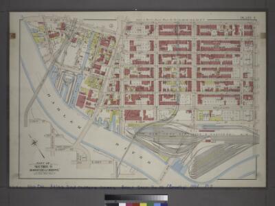 Plate 2: Part of Section 9, Borough of the Bronx. [Bounded by E. 138th Street, Third Avenue, E. 139th Street, Brook Avenue, E. 132nd Street, Lincoln Avenue, Southern Boulevard, Third Avenue, E. 135th Street and Exterior Street.]