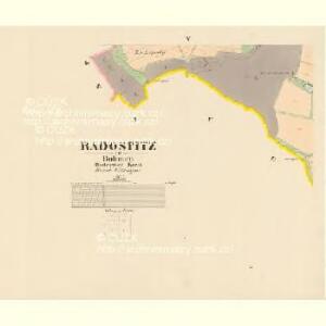 Radostitz - c6377-1-004 - Kaiserpflichtexemplar der Landkarten des stabilen Katasters