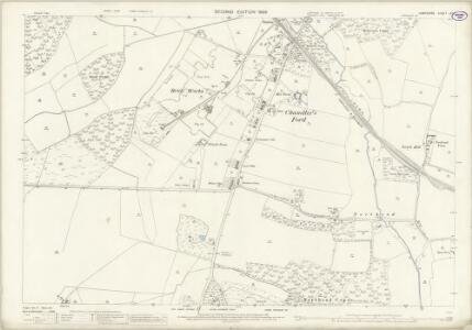 Hampshire and Isle of Wight LVII.7 (includes: Chilworth; Eastleigh; North Baddesley) - 25 Inch Map