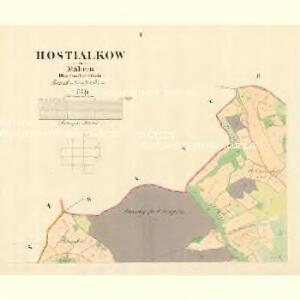 Hostialkow - m0861-1-001 - Kaiserpflichtexemplar der Landkarten des stabilen Katasters