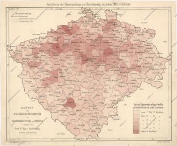 Karten zur Statistik des Königreiches Böhmen