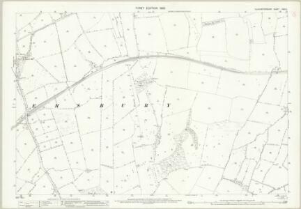 Gloucestershire XXIX.2 (includes: Icomb; Maugersbury; Oddington; Swell) - 25 Inch Map