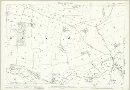 Suffolk XVIII.4 (includes: Ellough; Henstead; Mutford; North Cove; Sotterley; Willingham St Mary; Worlingham) - 25 Inch Map