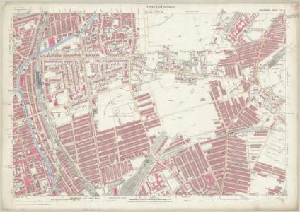 Lancashire CVI.2 (includes: Bootle Cum Linacre; Liverpool) - 25 Inch Map