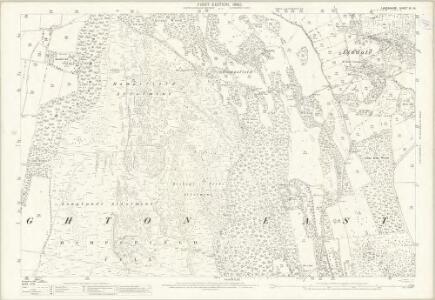 Lancashire XII.16 (includes: Broughton East; Grange; Upper Allithwaite) - 25 Inch Map
