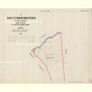 Boehmischroehren - c0979-1-002 - Kaiserpflichtexemplar der Landkarten des stabilen Katasters
