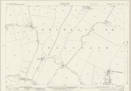 Lincolnshire CXXXV.3 (includes: Holbeach) - 25 Inch Map