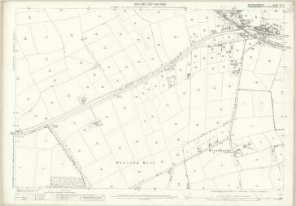 Nottinghamshire XVI.15 (includes: Broadholme; Hardwick; Saxilby With Ingleby; Thorney) - 25 Inch Map
