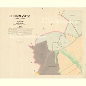 Herzmanitz (Hermanitz) - m0697-1-002 - Kaiserpflichtexemplar der Landkarten des stabilen Katasters
