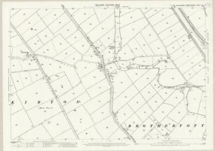 Lincolnshire CVIII.2 (includes: Amber Hill; Brothertoft; Kirton; Langriville) - 25 Inch Map