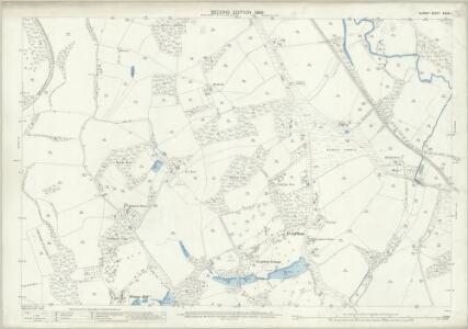 Surrey XXXIX.1 (includes: Bramley) - 25 Inch Map