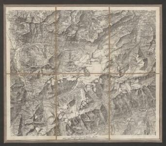 Excursions-Karte des Schweizer Alpen-Club für den Sommer 1863