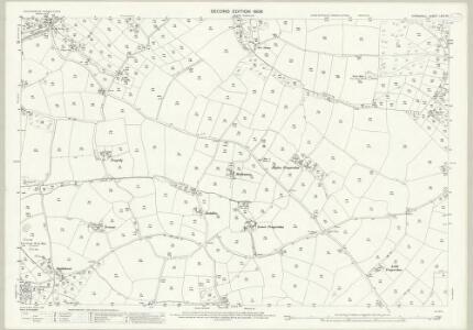 Cornwall LXIX.16 (includes: Breage; Crowan; Sithney) - 25 Inch Map