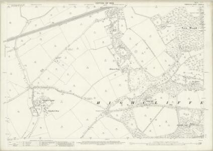 Hampshire and Isle of Wight LXXXVII.5 (includes: Christchurch; Christchurch East) - 25 Inch Map