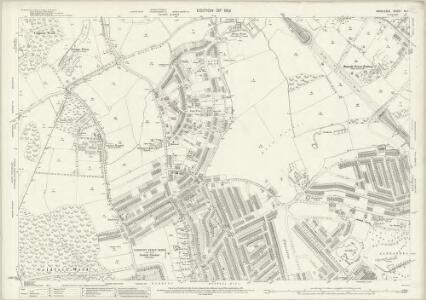 Middlesex XII.1 (includes: Finchley; Friern Barnet; Hornsey St Mary; Wood Green) - 25 Inch Map
