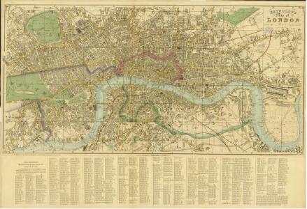 Reynolds’s Map of London with the latest improvements