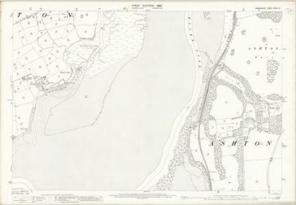 Lancashire XXXIV.6 (includes: Ashton With Stodday; Lancaster; Overton) - 25 Inch Map