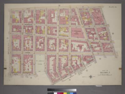 Plate 34, Part of Section 2: [Bounded by West Street, Charles Street, Hudson Street, Christopher Street, Bedford Street, Leroy Street, Varick Street and King Street.]