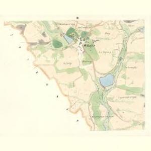 Wlksitz - c8710-1-003 - Kaiserpflichtexemplar der Landkarten des stabilen Katasters
