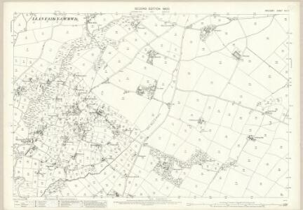 Anglesey XXII.11 (includes: Llangeinwen; Llanidan) - 25 Inch Map
