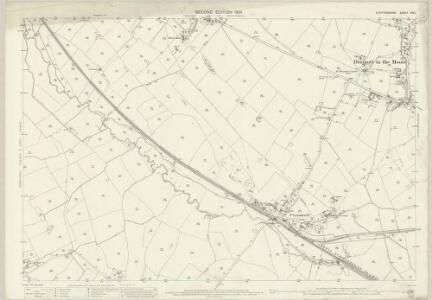 Staffordshire XXV.1 (includes: Draycott In The Moors; Forsbrook; Fulford) - 25 Inch Map